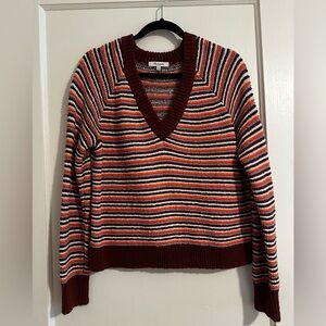 Striped chunky knit Madewell sweater